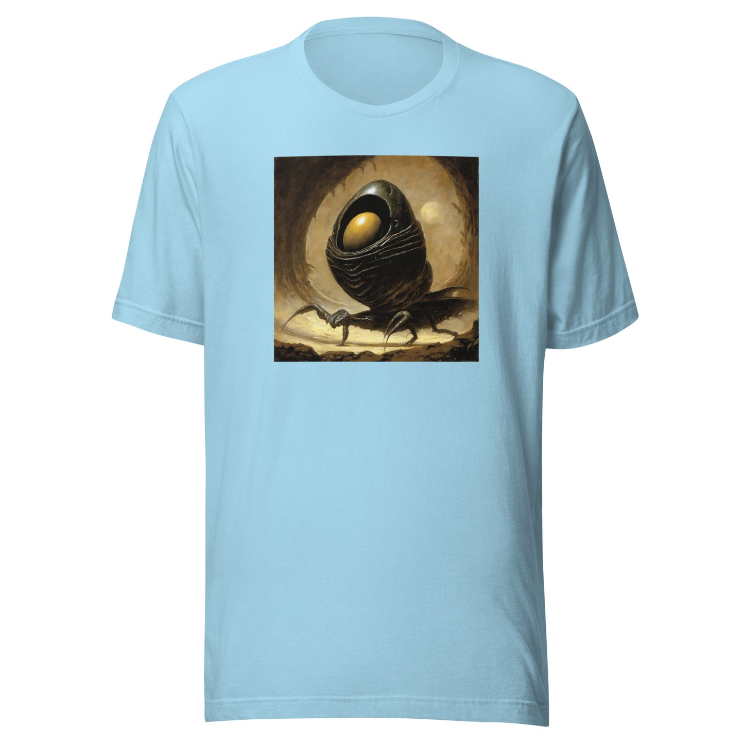 Alien Egg Men's Sci-Fi T-Shirt Ocean Blue