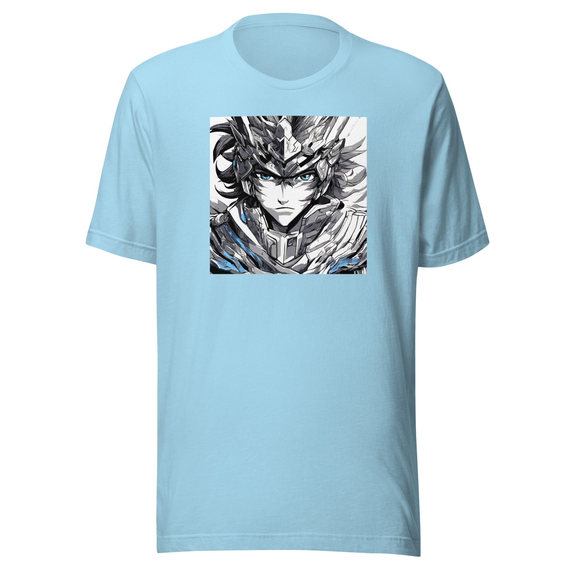 Soul Searching Hero Men's Anime T-Shirt Ocean Blue