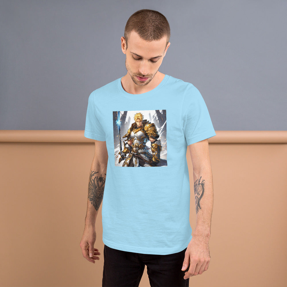 Gold-Clad Champion Men's Anime T-Shirt