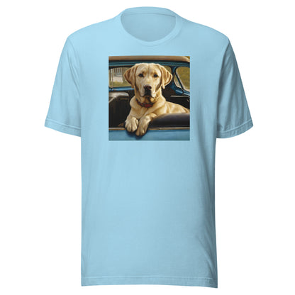 Best Buddy in Truck Men's Graphic Animal Tee Ocean Blue