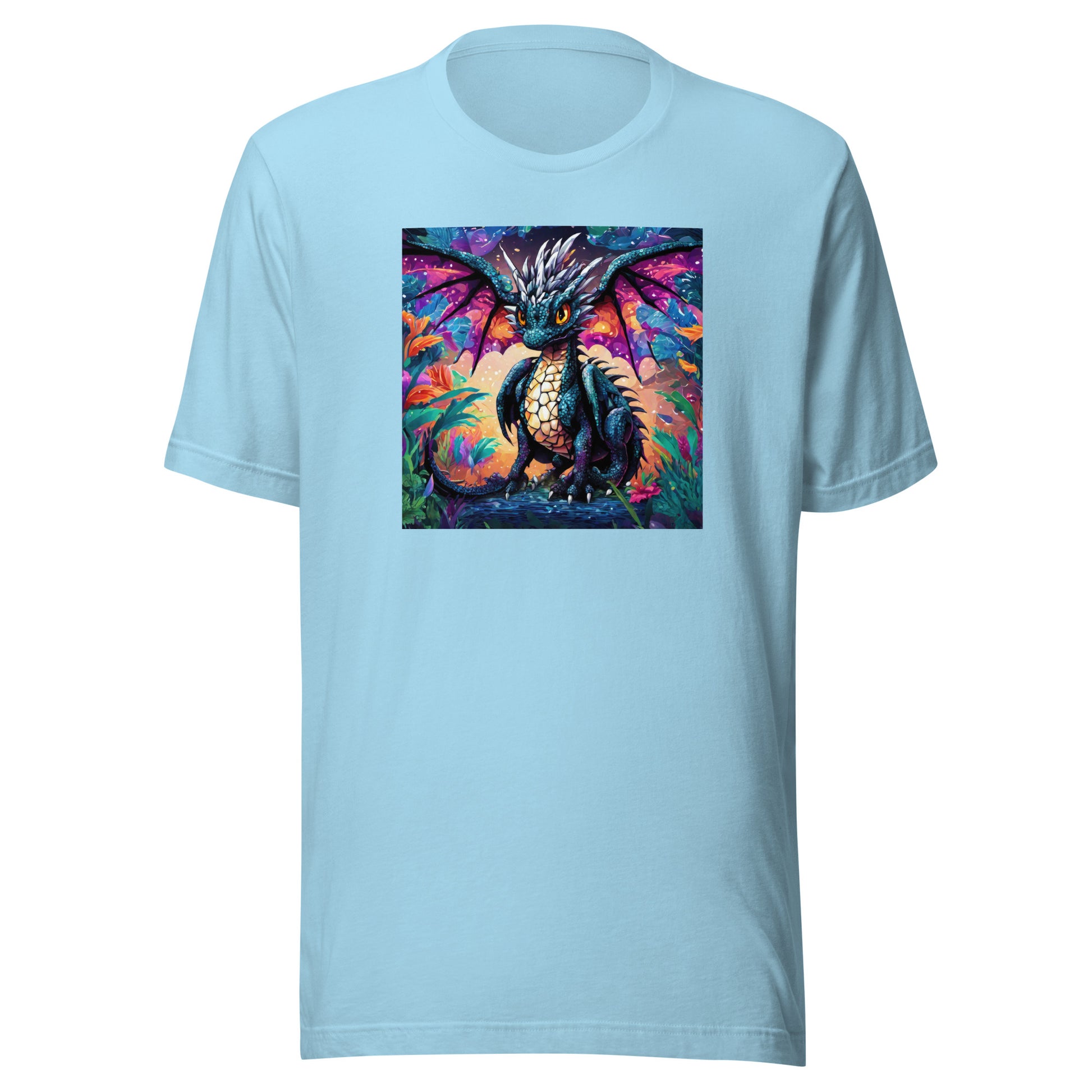 Pixel Dragon Men's T-Shirt Ocean Blue