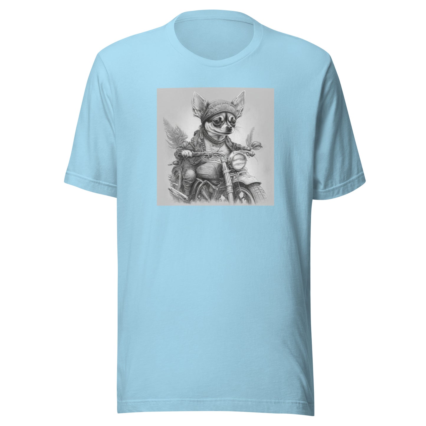 Tiny Speedster Chihuahua Men's T-Shirt Ocean Blue