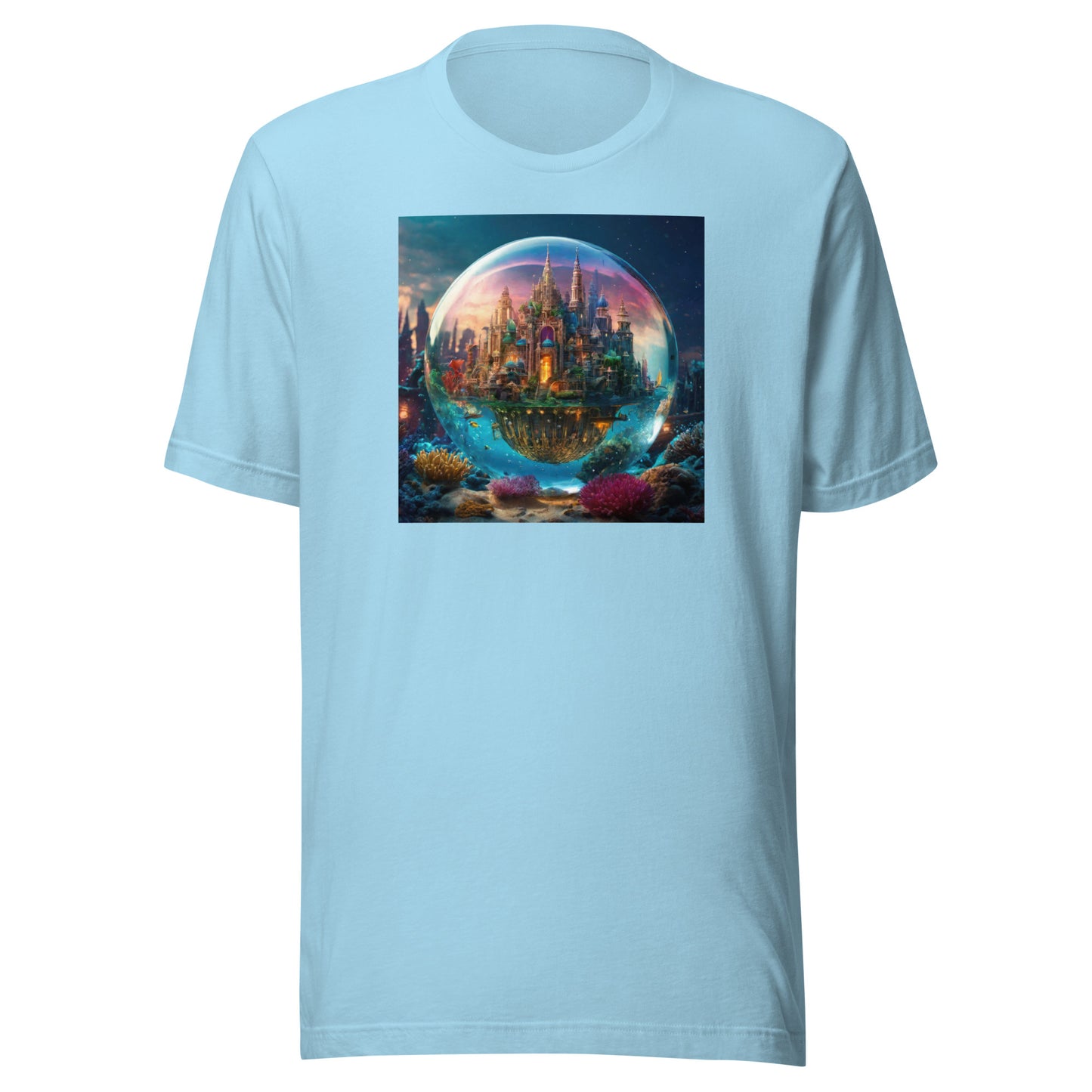 Atlantis in a Bubble Men's T-Shirt Ocean Blue