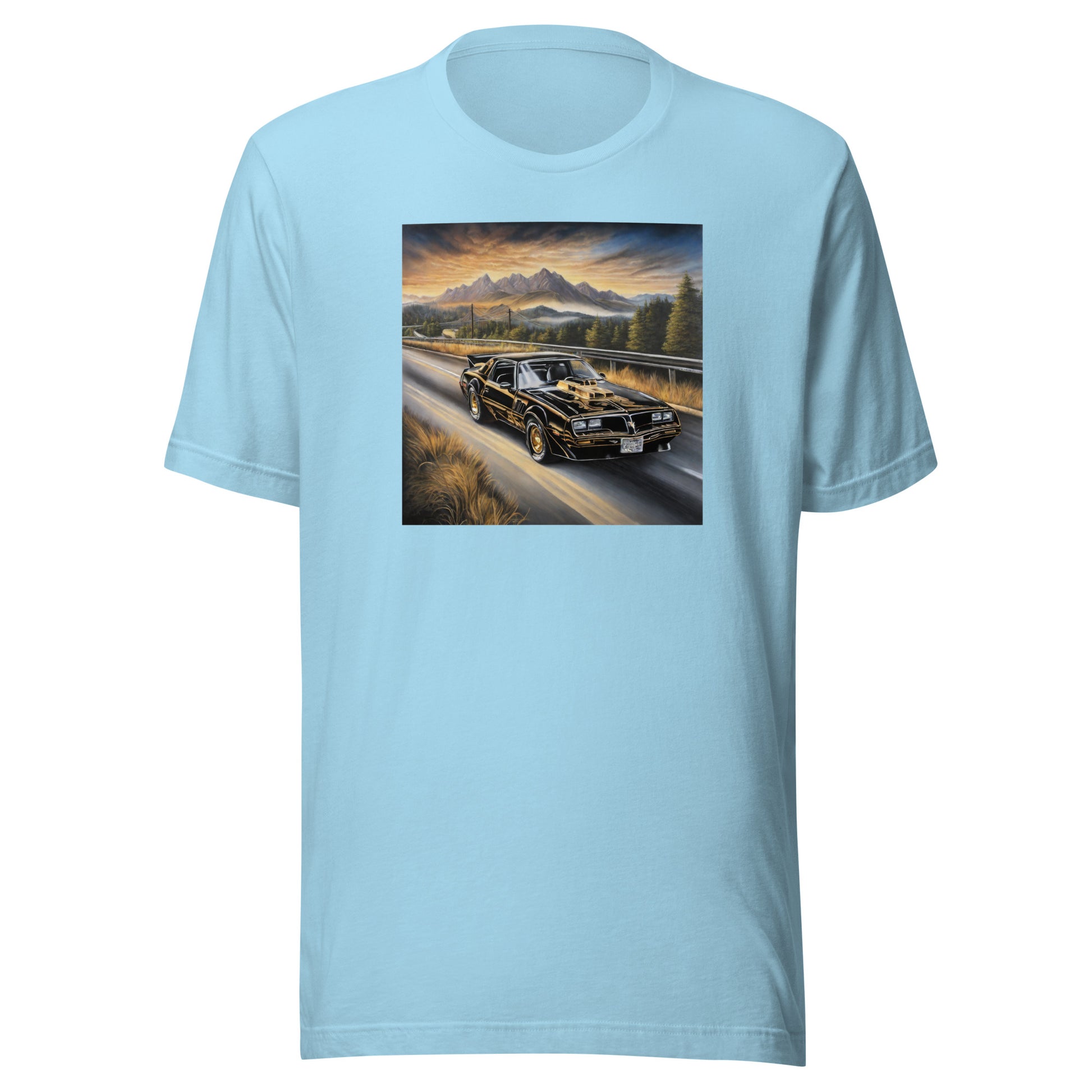 70s Trans Am Men's T-Shirt Ocean Blue