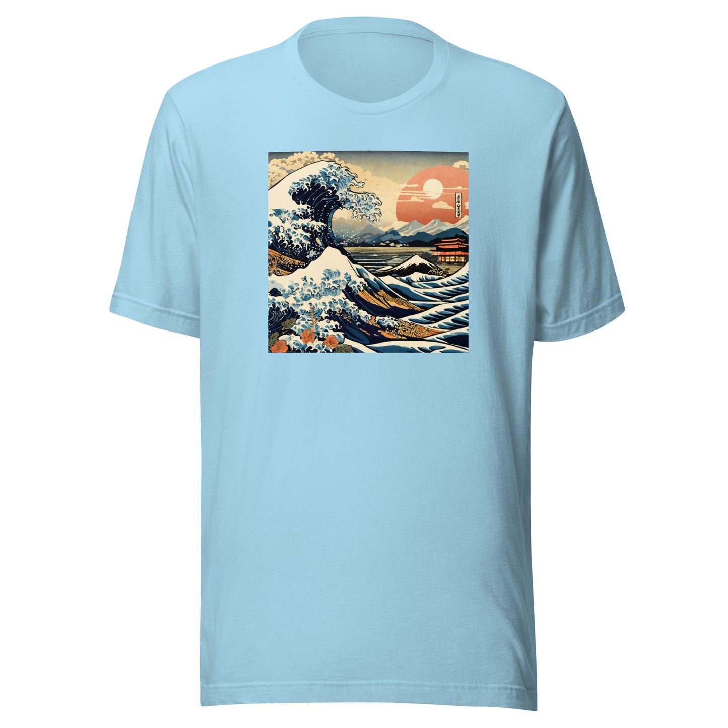 Ukiyo-e Wave Men's T-Shirt Ocean Blue