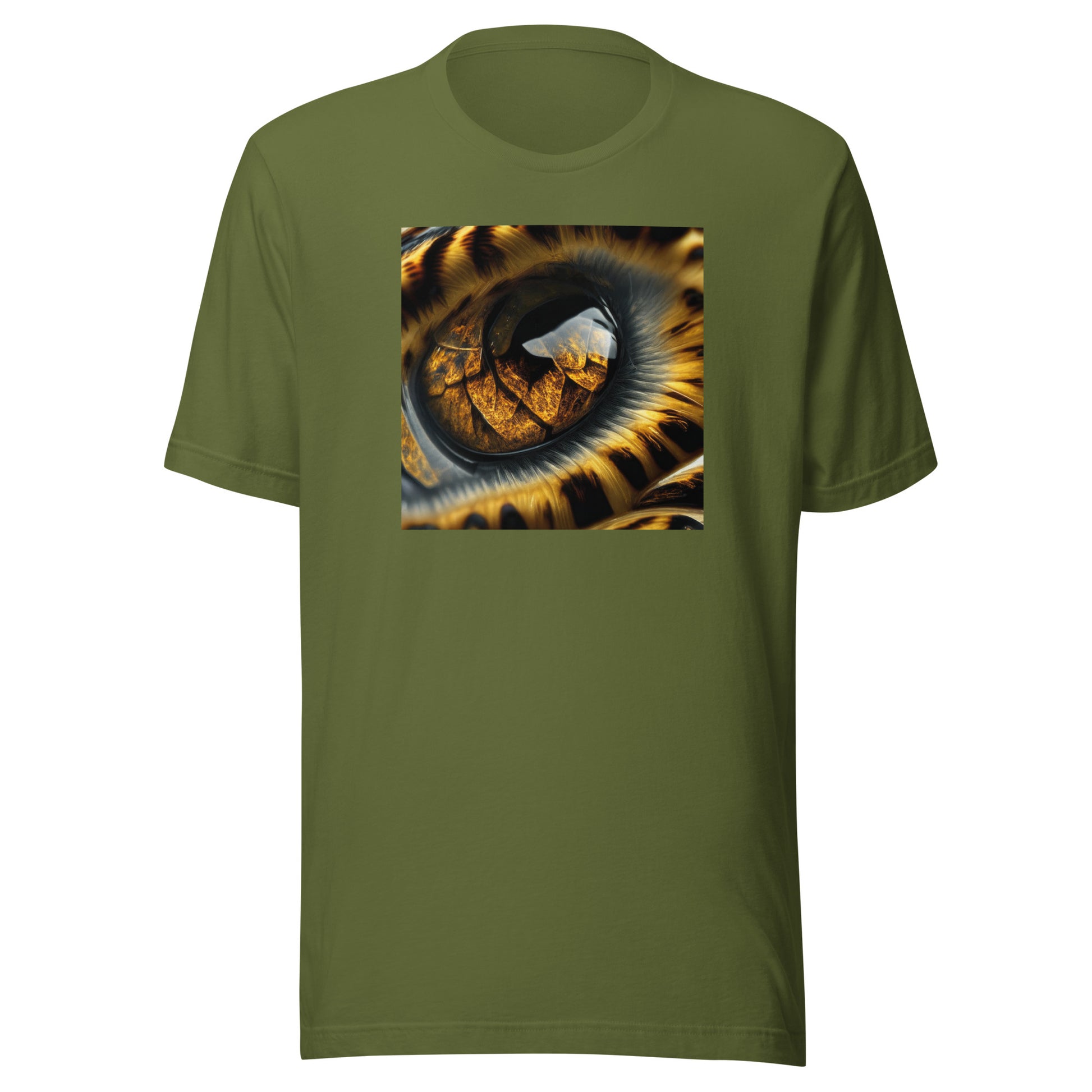 Leopard's Eye Men's T-Shirt Olive