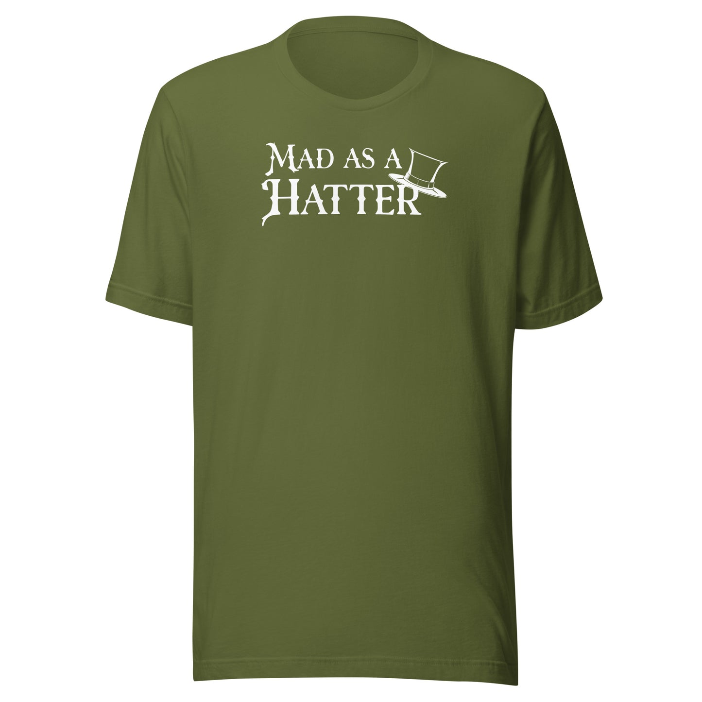 Mad as a Hatter Men's T-Shirt Olive