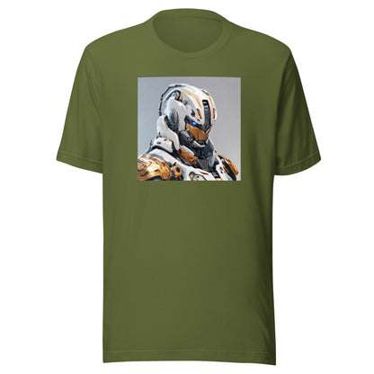 AI Droid Men's Sci-Fi T-Shirt Olive