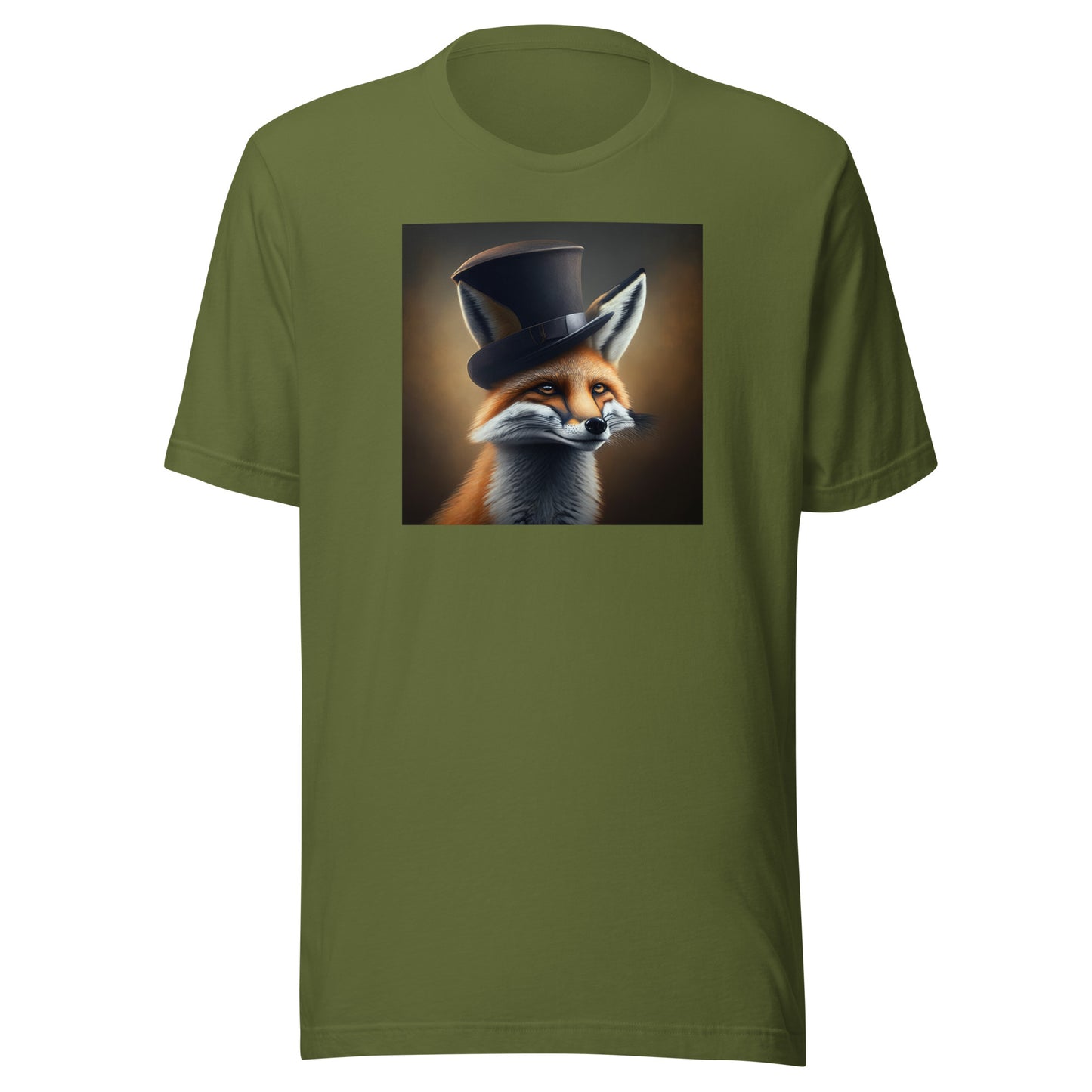 Dapper Fox Men's Graphic Tee Olive