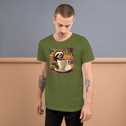 Slow Morning Men's Funny Sloth T-Shirt