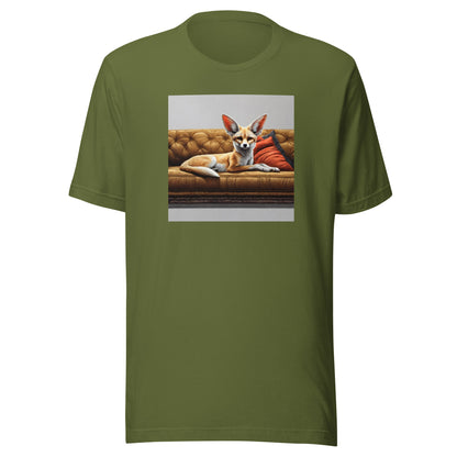 Fancy Fennec Men's T-Shirt Olive