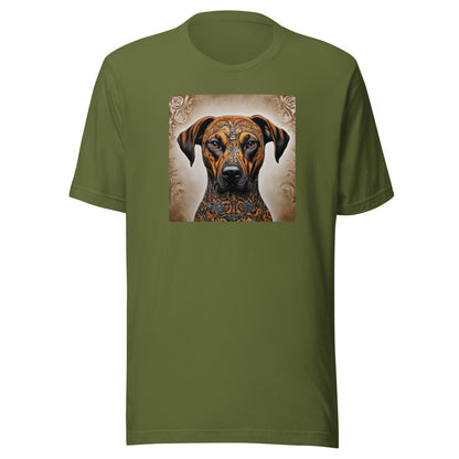 Decorative Dog Men's Animal T-Shirt Olive