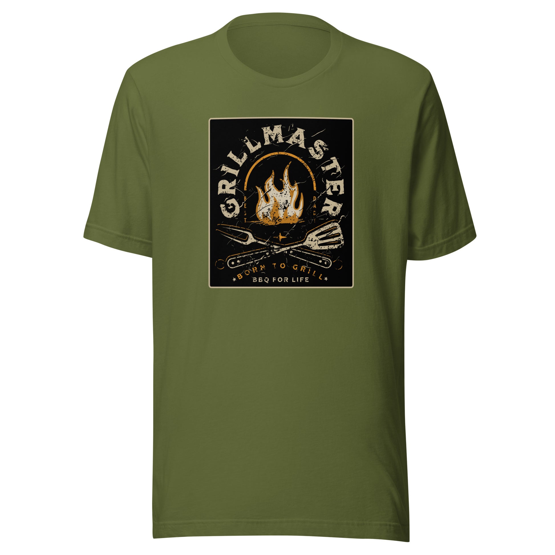 Grillmaster Shirt for Dad Olive