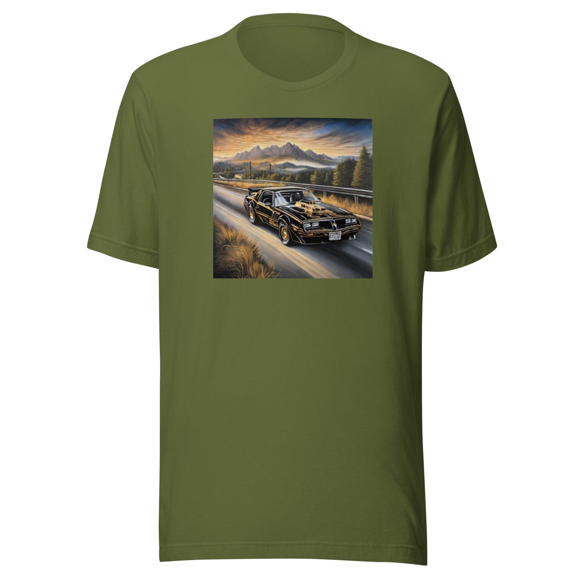 70s Trans Am Men's T-Shirt Olive