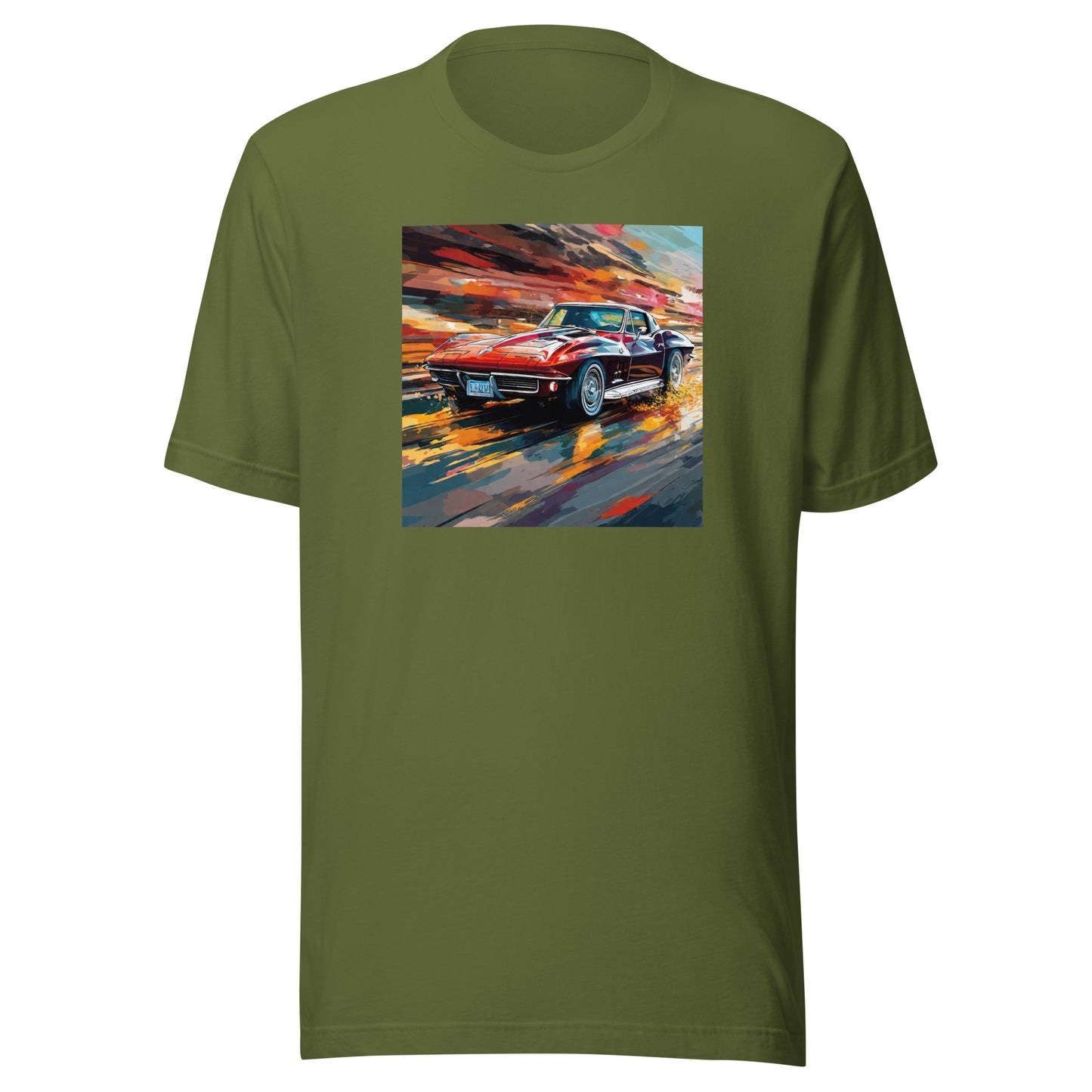 70s Mustang Men's T-Shirt Olive