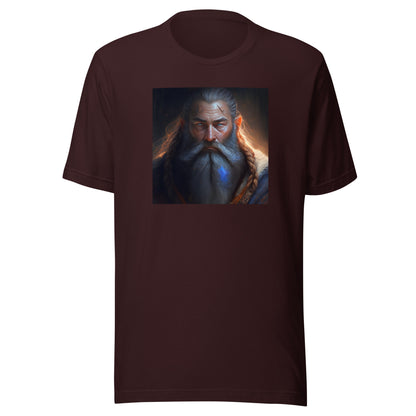 Wise Wizard Men's T-Shirt Oxblood Black