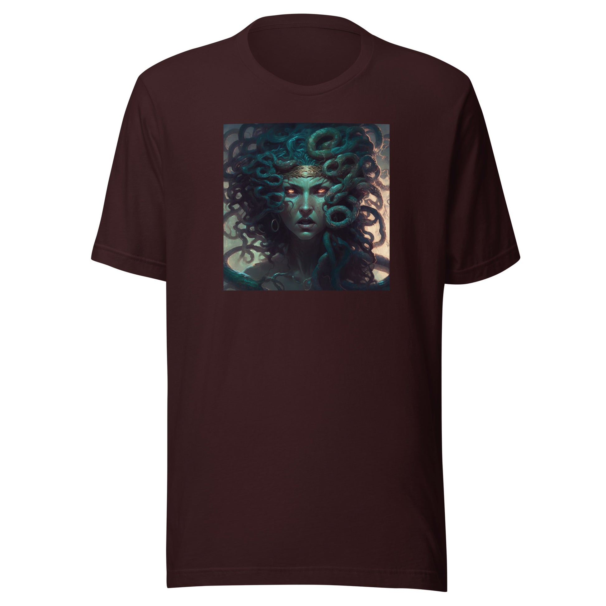 Fierce Medusa Men's Myth T-Shirt Oxblood Black