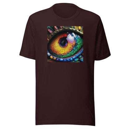 Dragon's Eye Men's Fantasy T-Shirt Oxblood Black