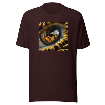 Leopard's Eye Men's T-Shirt Oxblood Black