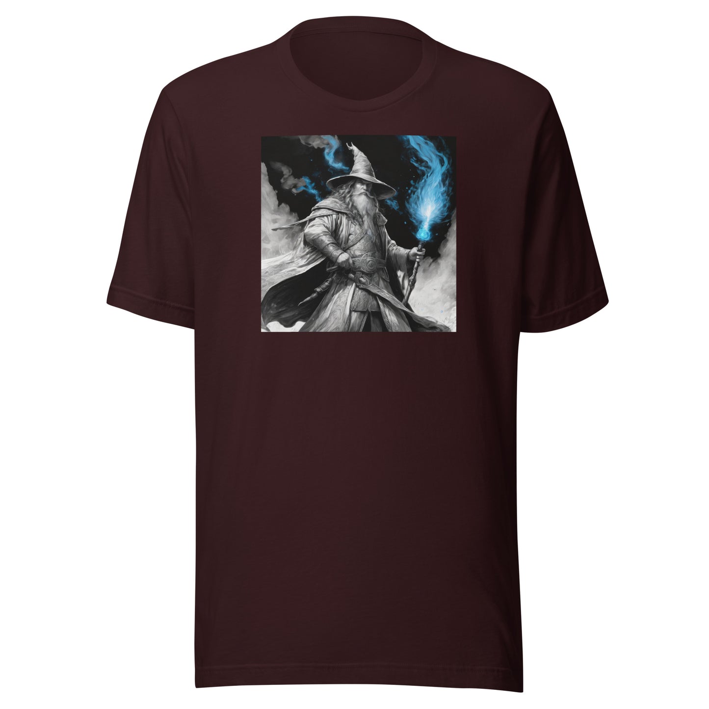 Wondrous Wizard Men's T-Shirt Oxblood Black