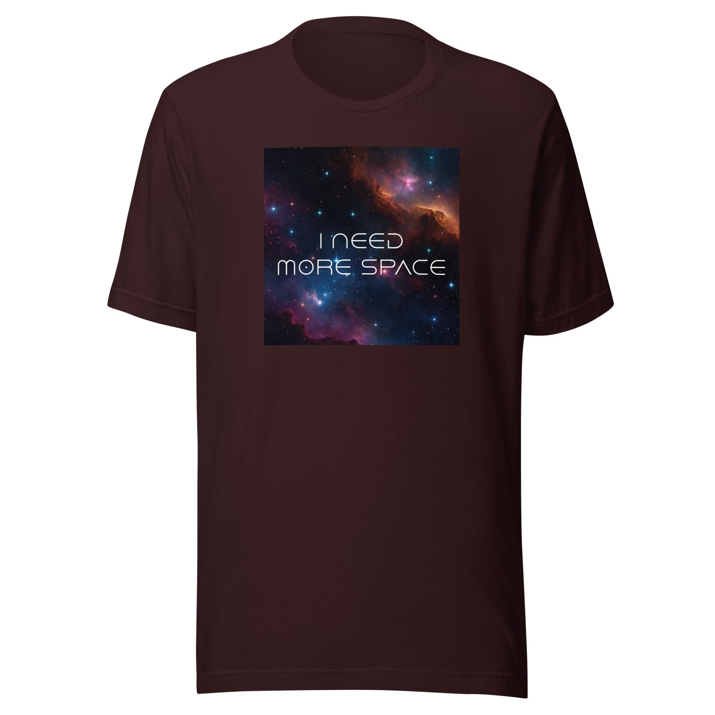 I Need More Space Men's Graphic Tee Oxblood Black