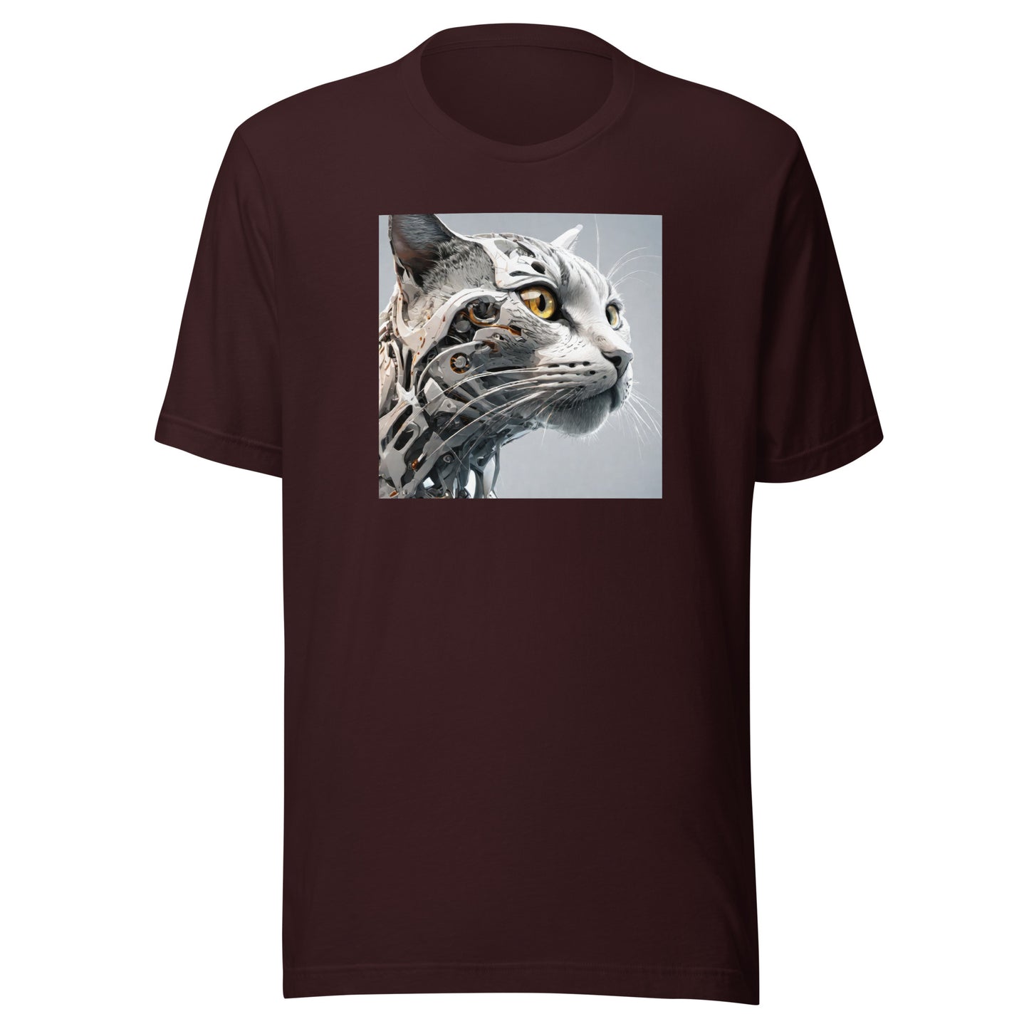 Meowdroid 2000 Men's T-Shirt Oxblood Black