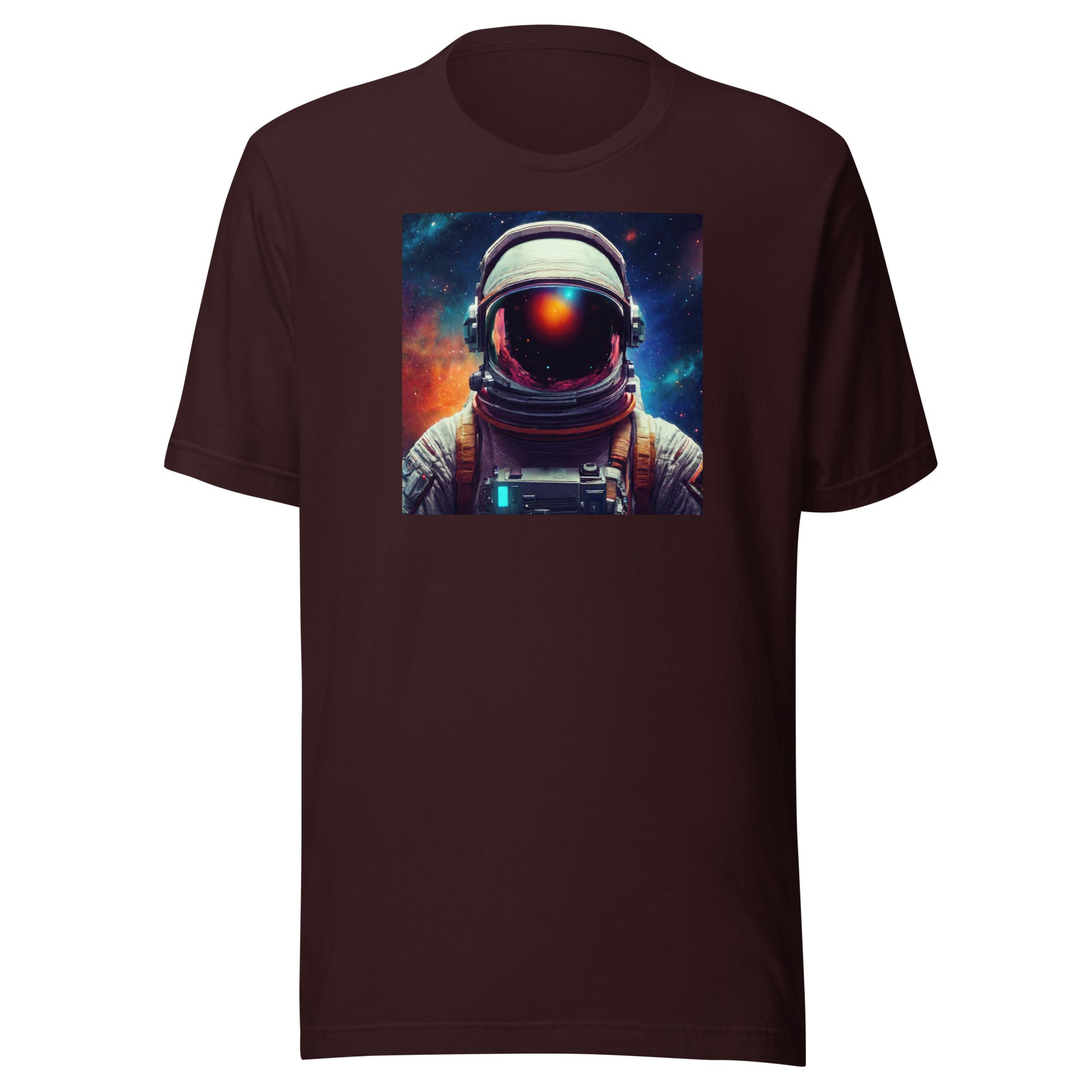 Awesome Astronaut Men's Graphic Tee Oxblood Black