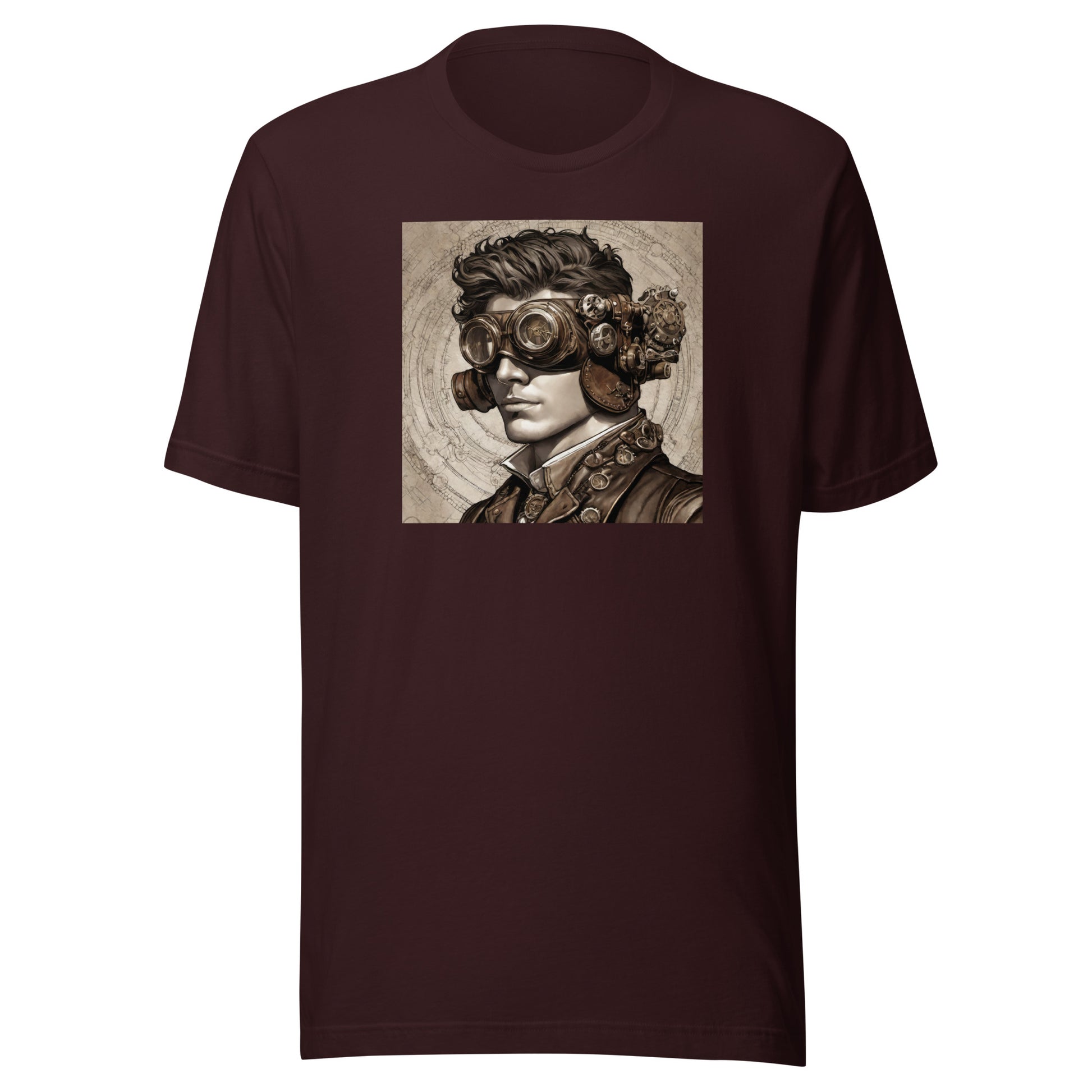 Machinist Man Men's T-Shirt Oxblood Black