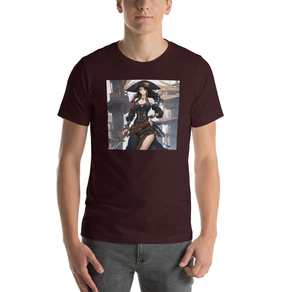 Anime Pirate Queen Men's Graphic Tee