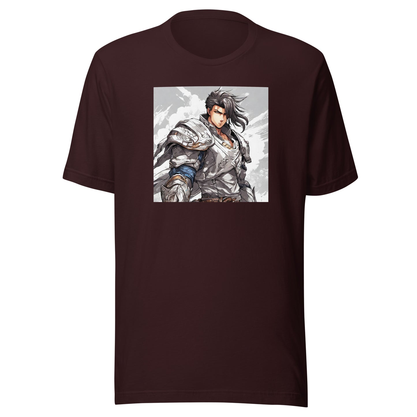 Valiant Warlord Men's Anime T-Shirt Oxblood Black