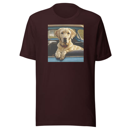 Best Buddy in Truck Men's Graphic Animal Tee Oxblood Black