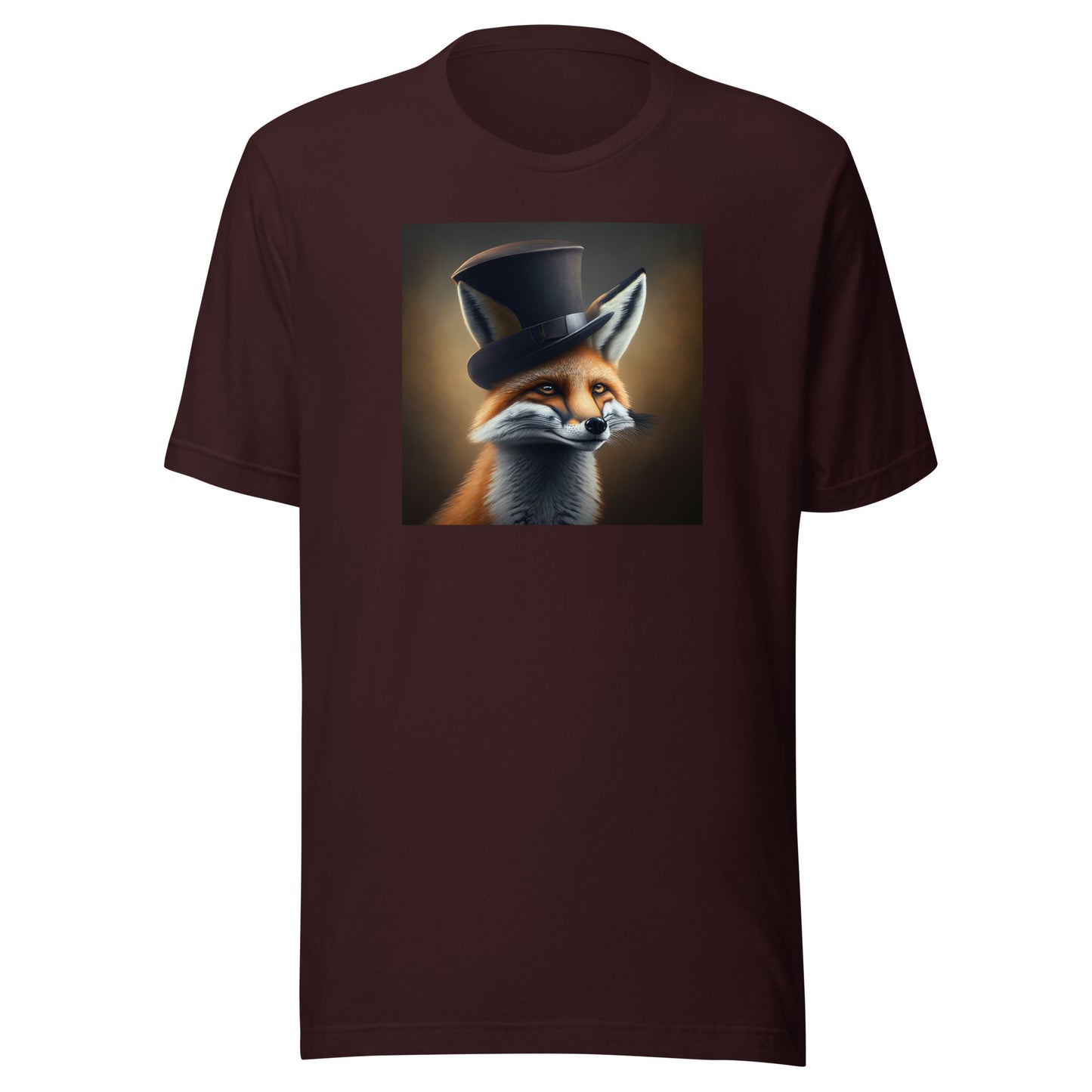 Dapper Fox Men's Graphic Tee Oxblood Black