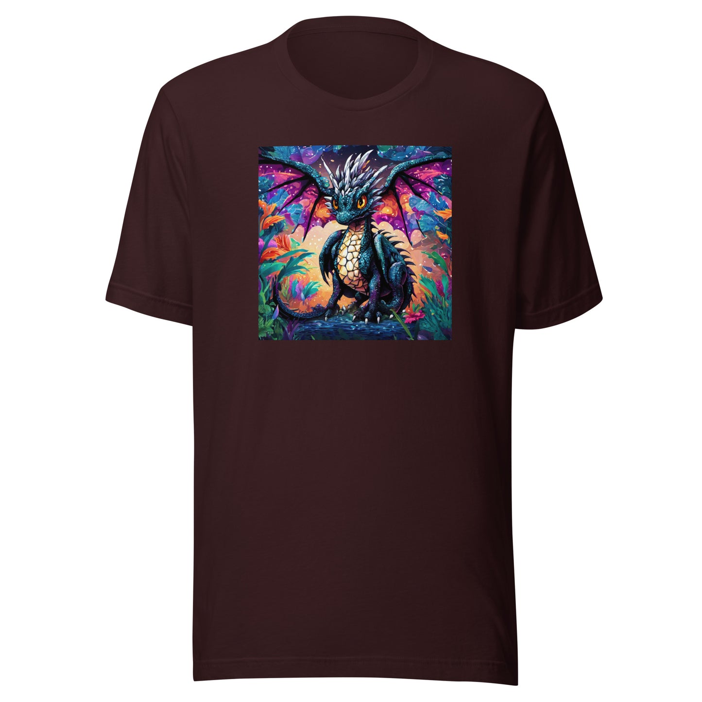 Pixel Dragon Men's T-Shirt Oxblood Black