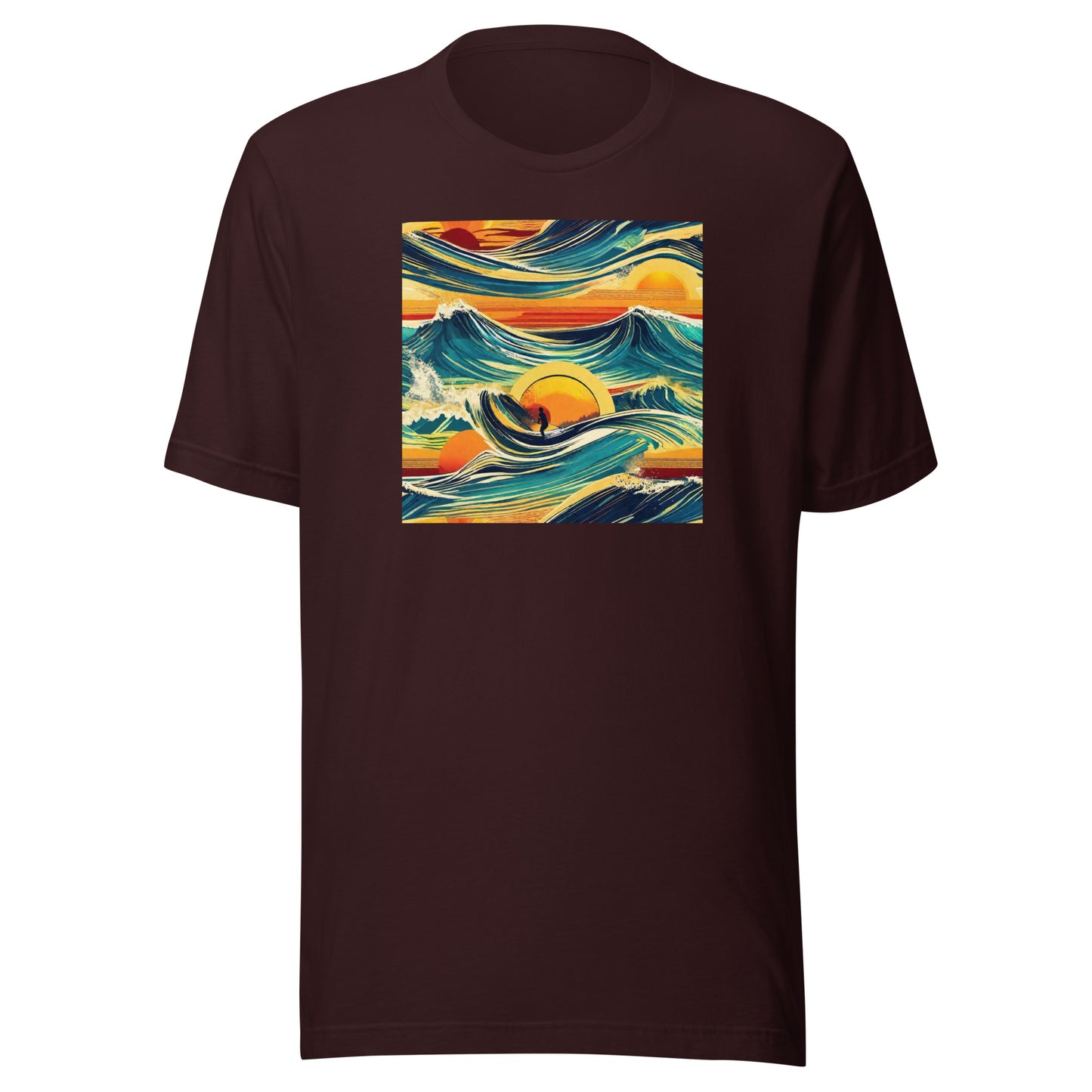 Surf's Up Men's T-Shirt Oxblood Black