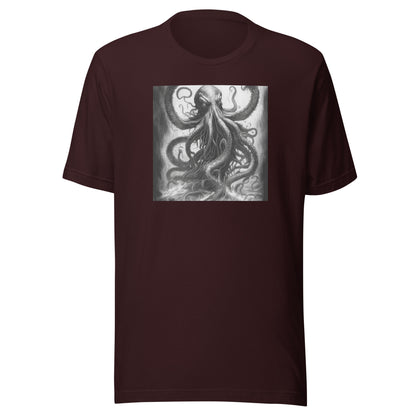 Savage Kraken Men's T-Shirt Oxblood Black