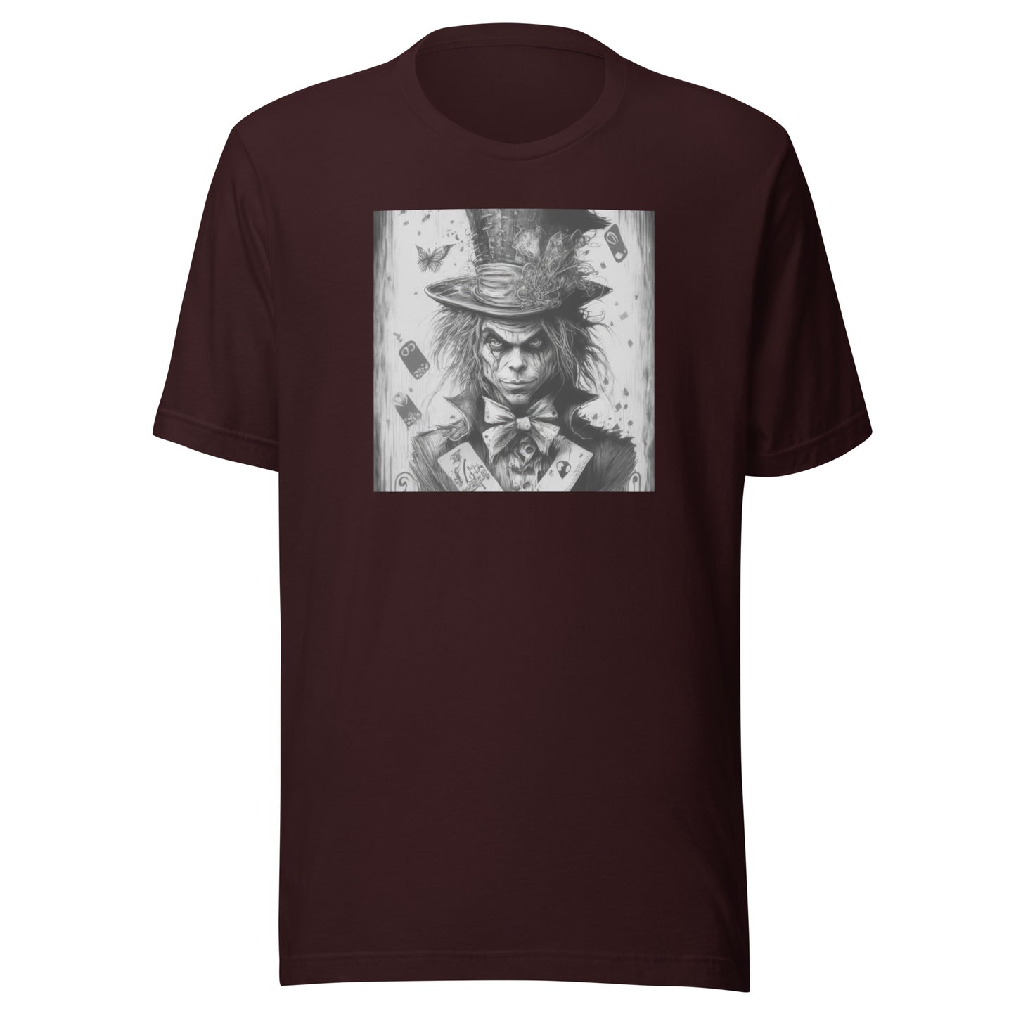 Sly Mad Hatter Men's T-Shirt Oxblood Black