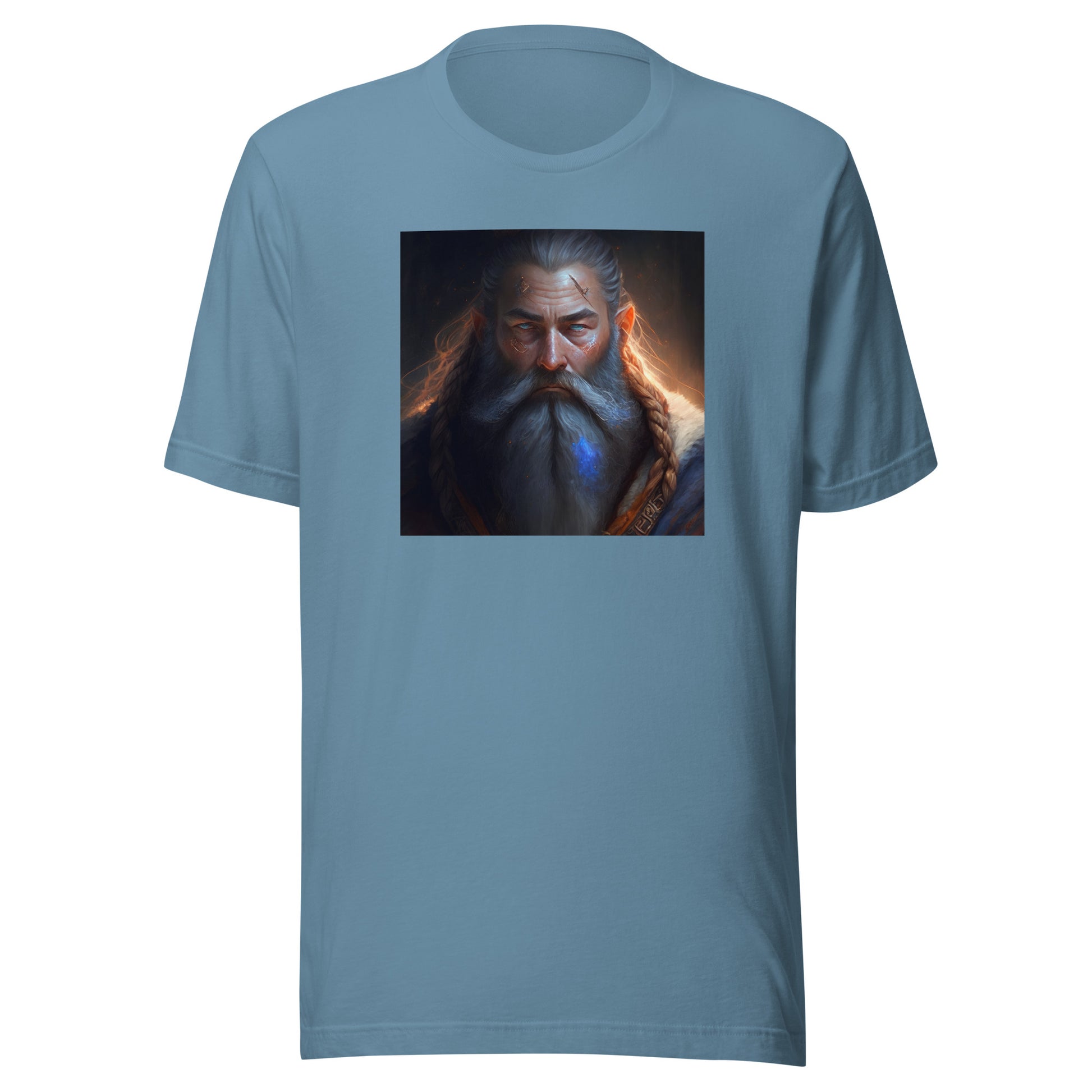 Wise Wizard Men's T-Shirt Steel Blue