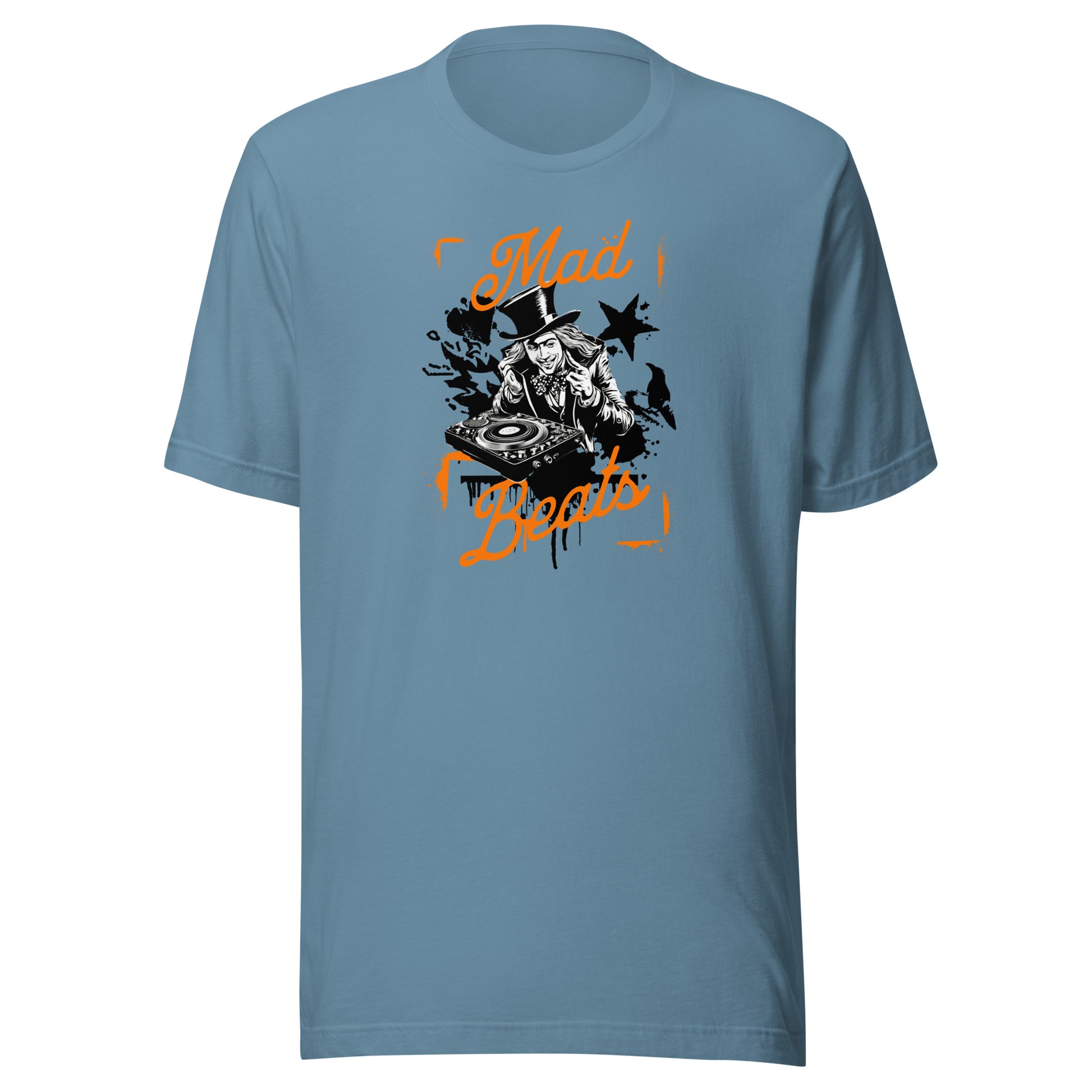 Mad Beats Mad Hatter Men's T-Shirt Steel Blue