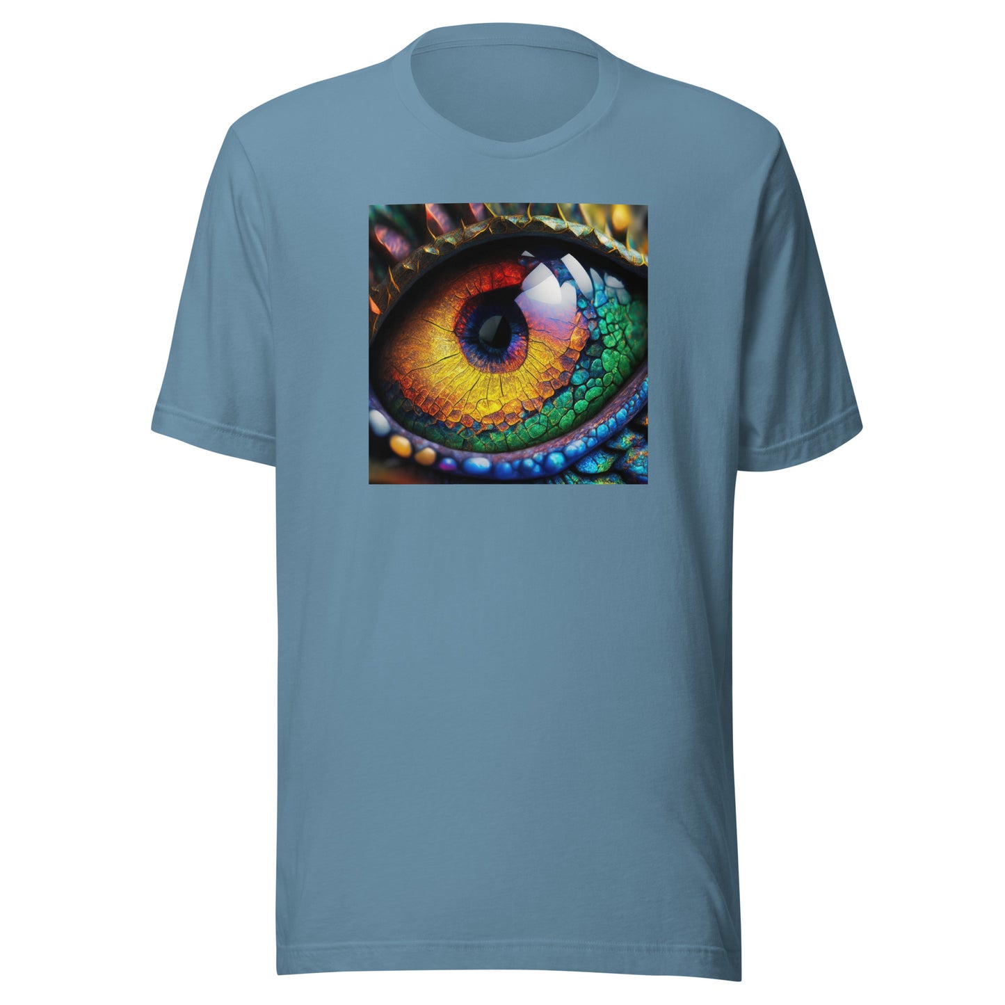 Dragon's Eye Men's Fantasy T-Shirt Steel Blue