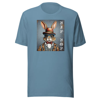 Hip Hop Men's Funny T-Shirt Steel Blue