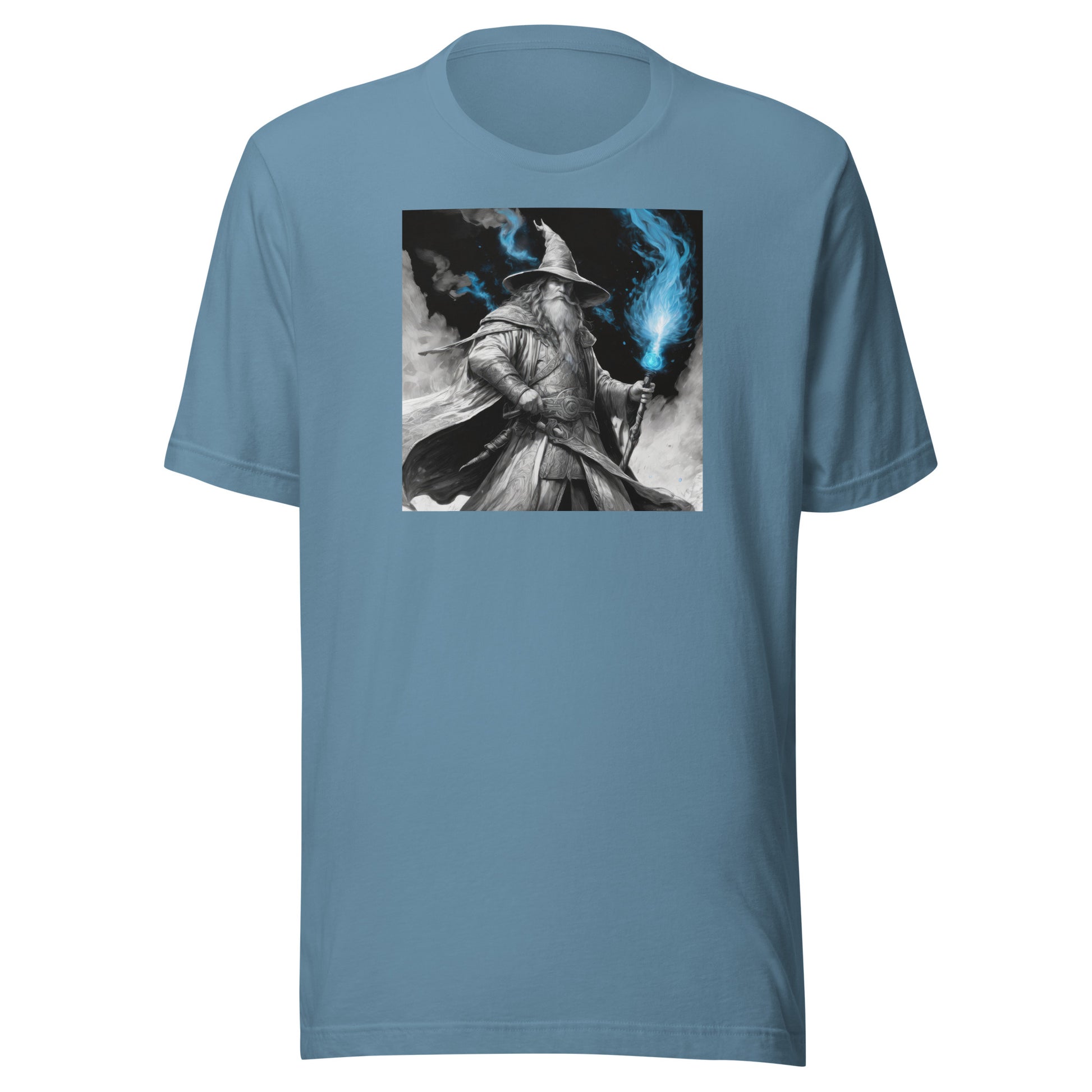 Wondrous Wizard Men's T-Shirt Steel Blue