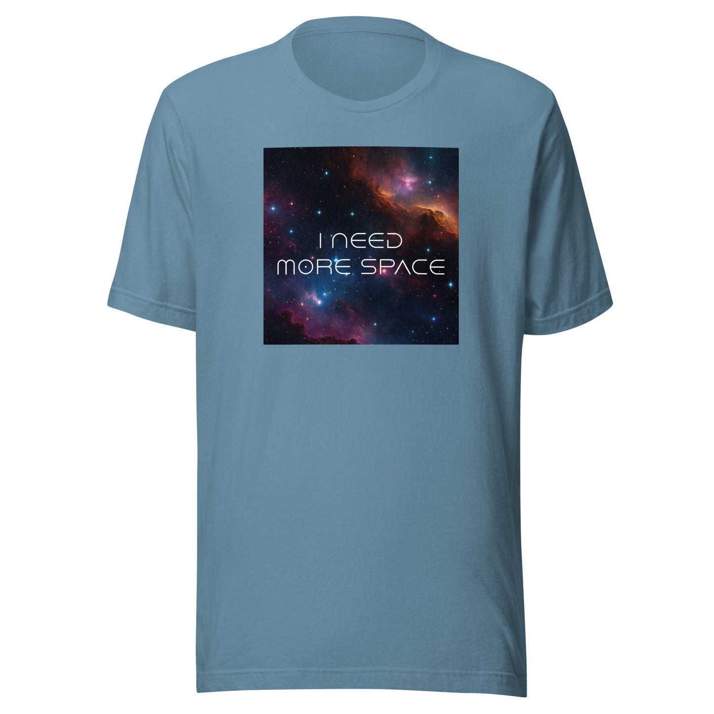 I Need More Space Men's Graphic Tee Steel Blue