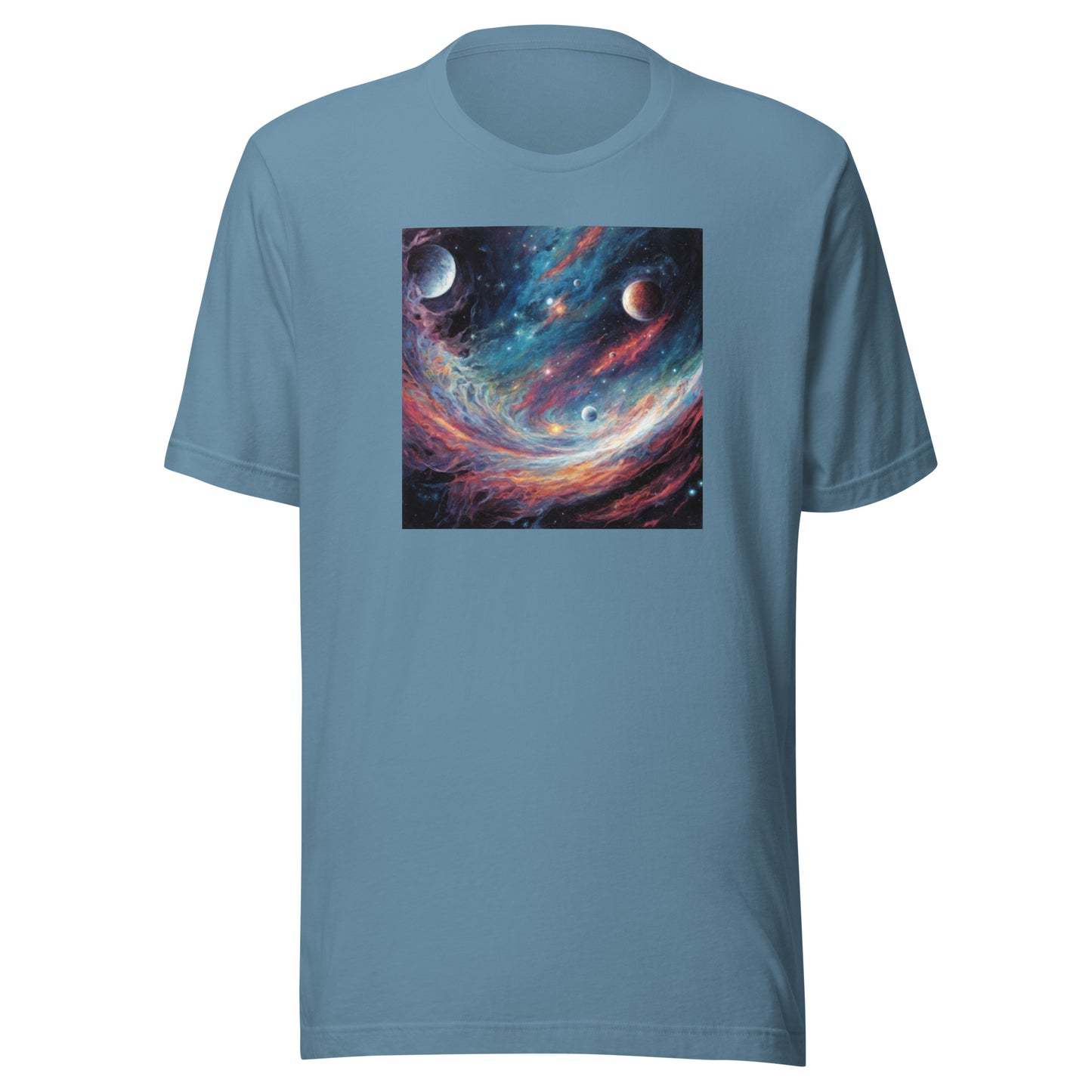 Galaxy Men's Graphic Tee Steel Blue