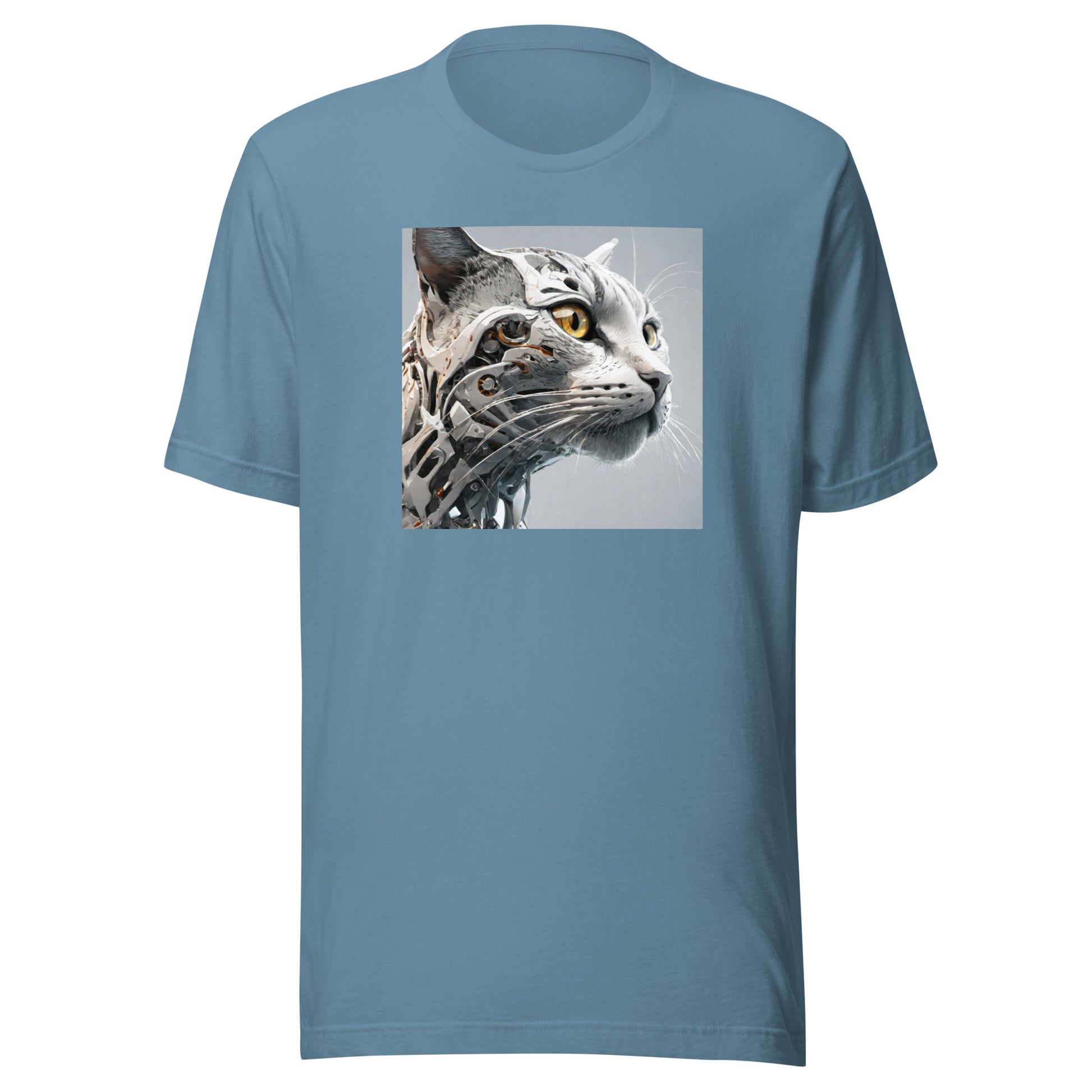 Meowdroid 2000 Men's T-Shirt Steel Blue