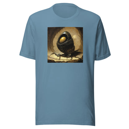 Alien Egg Men's Sci-Fi T-Shirt Steel Blue