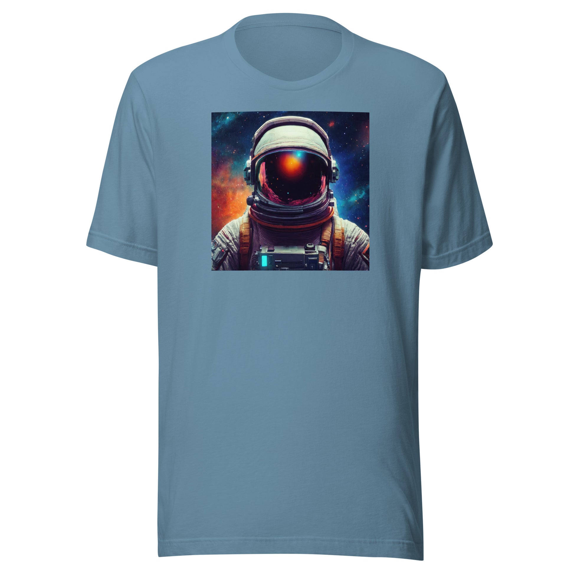 Awesome Astronaut Men's Graphic Tee Steel Blue