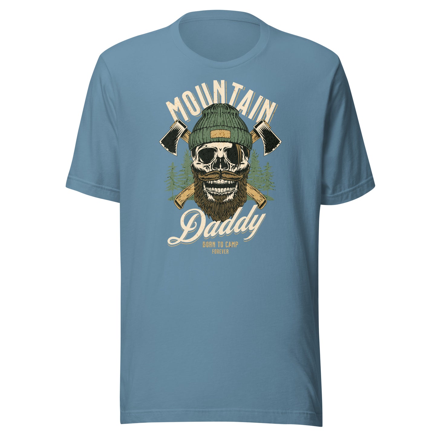 Mountain Daddy Men's Outdoors T-Shirt Steel Blue