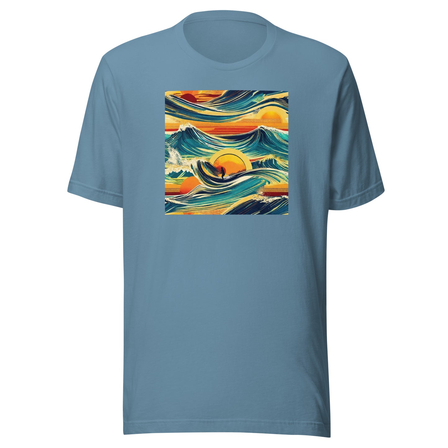 Surf's Up Men's T-Shirt Steel Blue