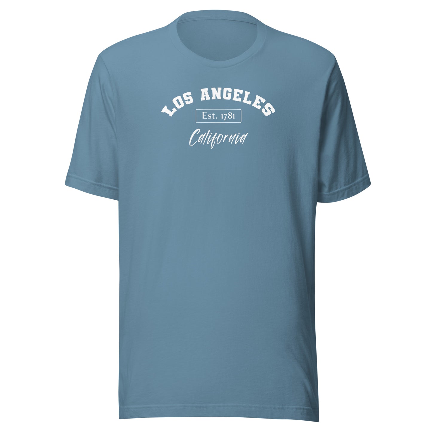 Los Angeles, California Men's T-Shirt Steel Blue