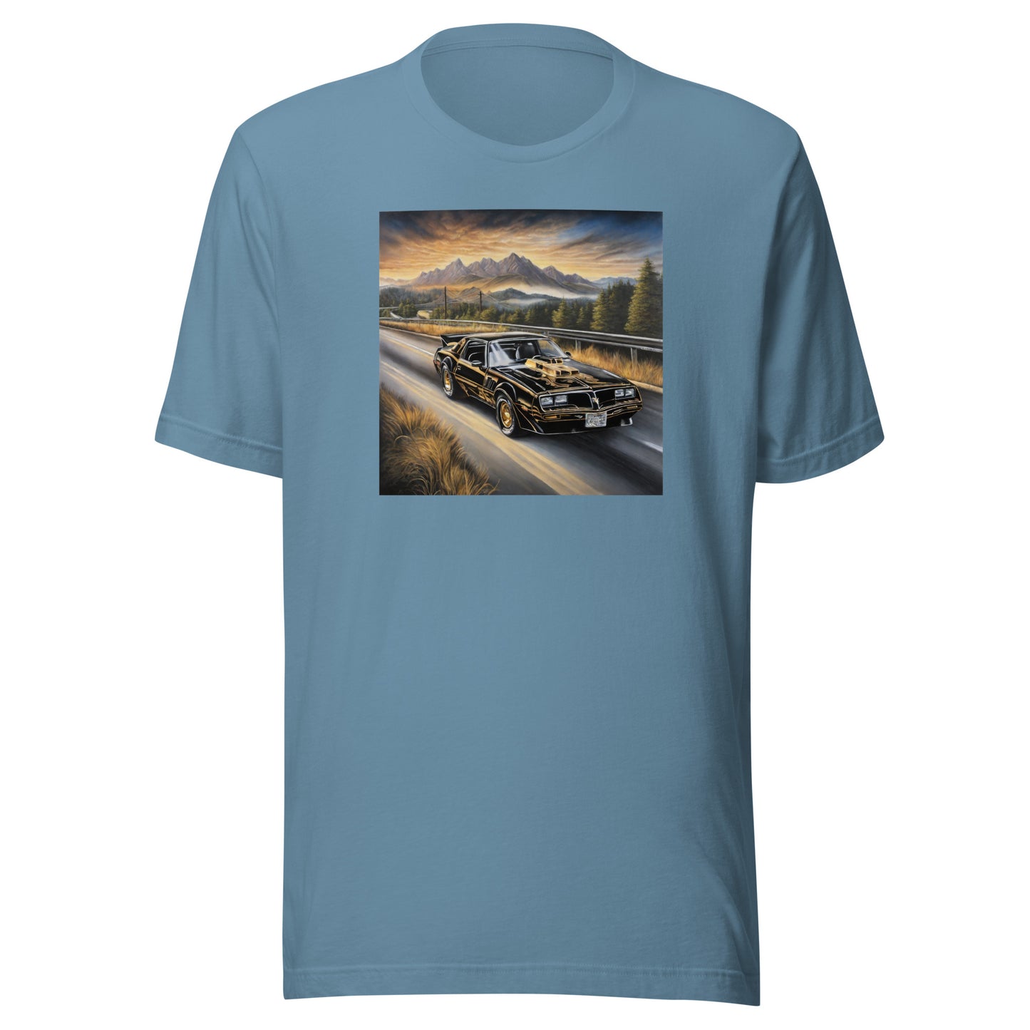 70s Trans Am Men's T-Shirt Steel Blue